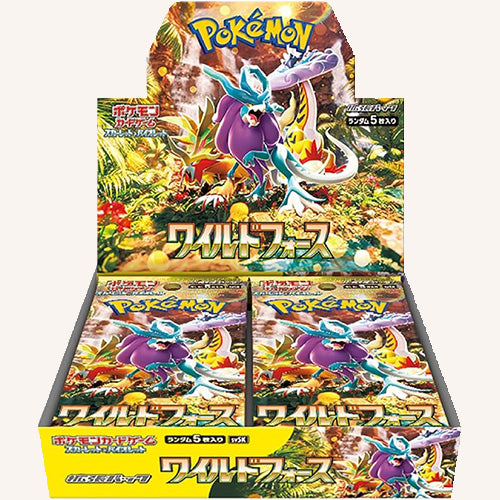 Pokémon Trading Card Game SV5K Scarlet & Violet Booster Box Wild Force Japanese Sealed