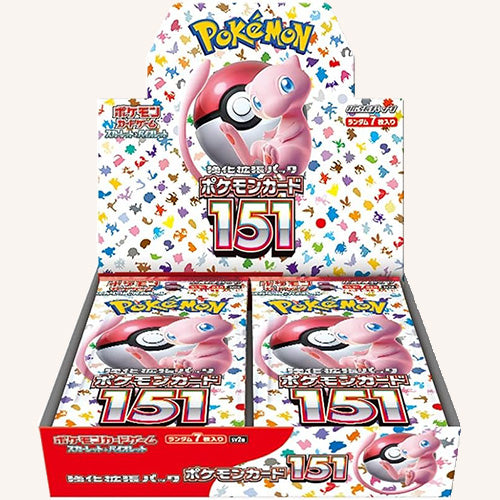 Pokémon Trading Card Game SV2A Scarlet & Violet Booster Box 151 Set Japanese Sealed
