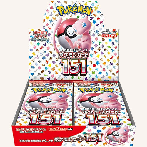 WHOLESALE Pokémon Trading Card Game SV2A Scarlet & Violet Booster Box 151 Set Japanese Sealed